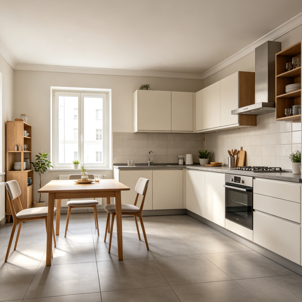 Kitchen-to-Dining Space Conversion
