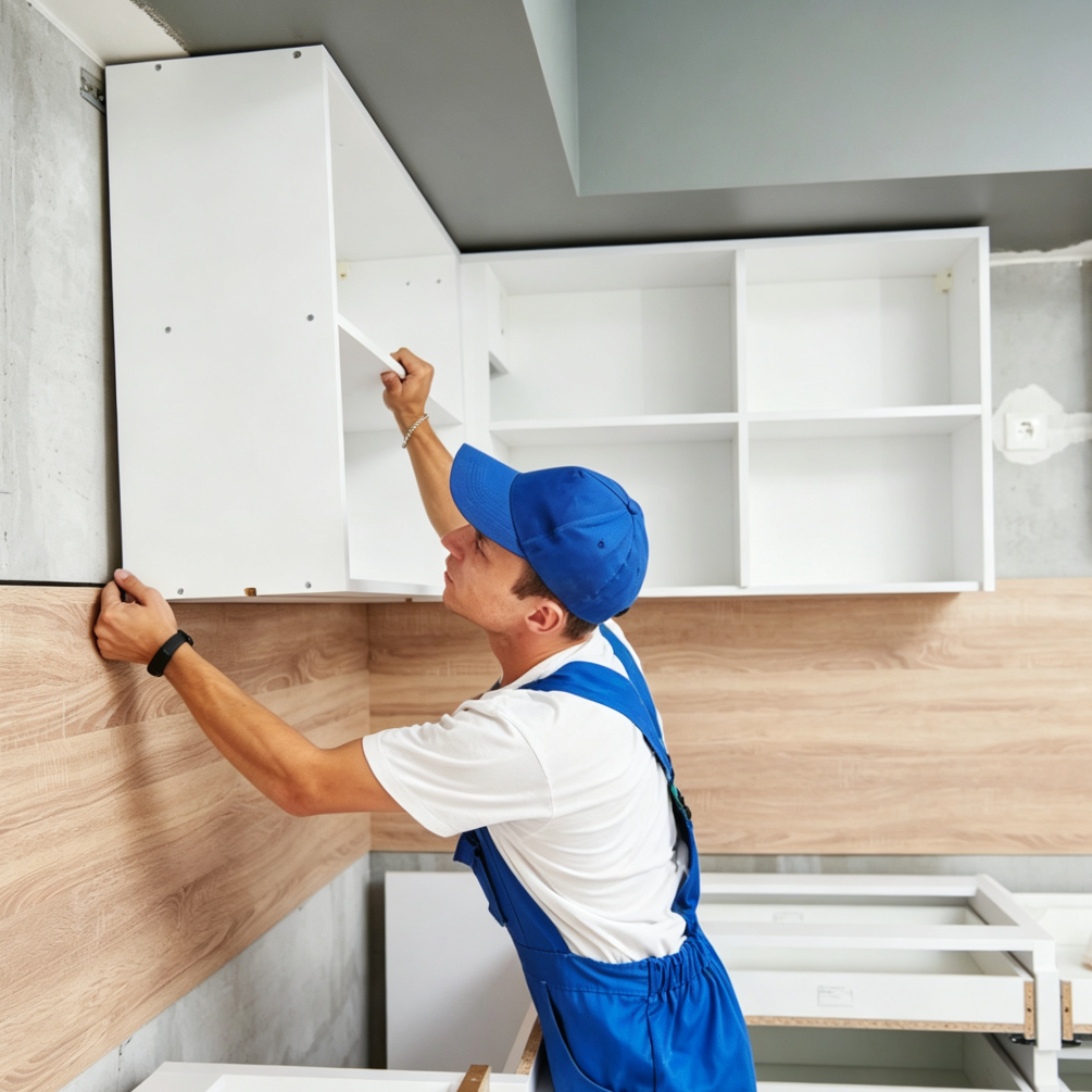 Custom Kitchen Cabinet Installation